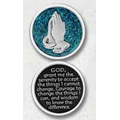 Companion Coin w/Praying Hands & The Serenity Prayer